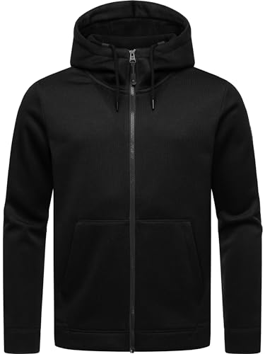 Ragwear Herren Übergangsjacke Strickjacke leichte Jacke aus Feinstrick kurz mit Kapuze Fabian Black Gr. 4XL Ragwear Herren Übergangsjacke Strickjacke leichte Jacke aus Feinstrick kurz mit Kapuze Fabian Black Gr. 4XL von Ragwear