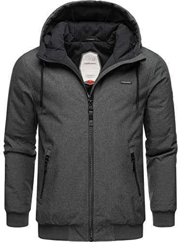 Ragwear Herren warme wasserdichte und atmungsaktive Winterjacke kurz mit Verstellbarer Kapuze Stewie Black22 Gr. L Ragwear Herren warme wasserdichte und atmungsaktive Winterjacke kurz mit Verstellbarer Kapuze Stewie Black22 Gr. L von Ragwear