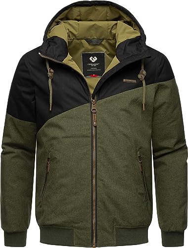 Ragwear Herren warme Winterjacke kurz mit Verstellbarer Kapuze Wings Olive23 Gr. XXL Ragwear Herren warme Winterjacke kurz mit Verstellbarer Kapuze Wings Olive23 Gr. XXL von Ragwear