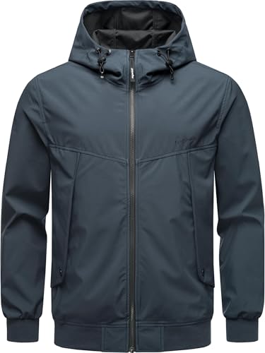 Ragwear Herren wasserdichte und atmungsaktive leichte Übergangsjacke Kurze Sommerjacke mit Kapuze Tyller Bonded YOUMODO Navy Gr. XXL Ragwear Herren wasserdichte und atmungsaktive leichte Übergangsjacke Kurze Sommerjacke mit Kapuze Tyller Bonded YOUMODO Navy Gr. XXL von Ragwear
