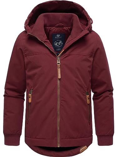 Ragwear Kinder Mädchen Winterjacke mit Kapuze Kristla Wine Red23 Gr. 158 von Ragwear