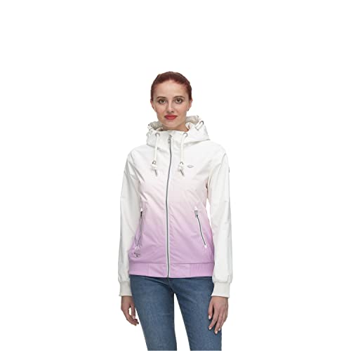 Ragwear NUGGIE GRADE Damen Frauen Übergangsjacke,Jacke mit Kapuze,Sommerjacke,leichte Jacke,Violett,S von Ragwear