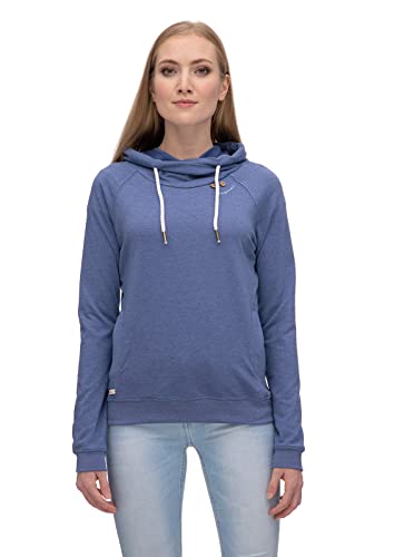 Ragwear SAWYERR Damen Frauen Kapuzenpulli,Zip Hoodie,Sweatjacke,Stehkragen,Seitentaschen,Blau,L Ragwear SAWYERR Damen Frauen Kapuzenpulli,Zip Hoodie,Sweatjacke,Stehkragen,Seitentaschen,Blau,L von Ragwear