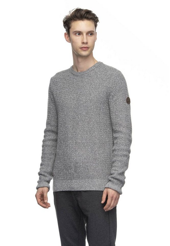 Ragwear Sweater Ragwear Sweater Herren BADAN 2022-35002 Grau Grey 3000 von Ragwear