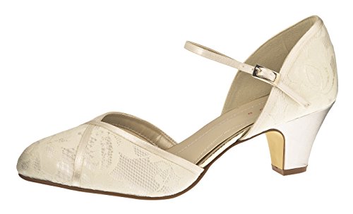 Rainbow Club Damen Shirley Pumps, Ivory, 37 EU Weit von Rainbow Club