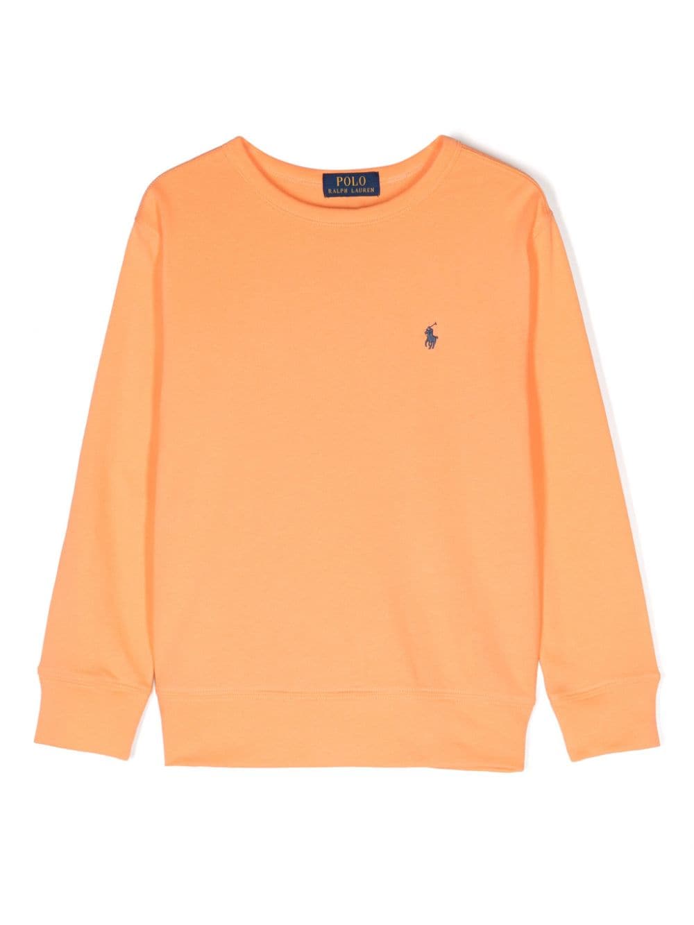 Ralph Lauren Kids Sweatshirt mit Polo Pony-Stickerei - Orange von Ralph Lauren Kids