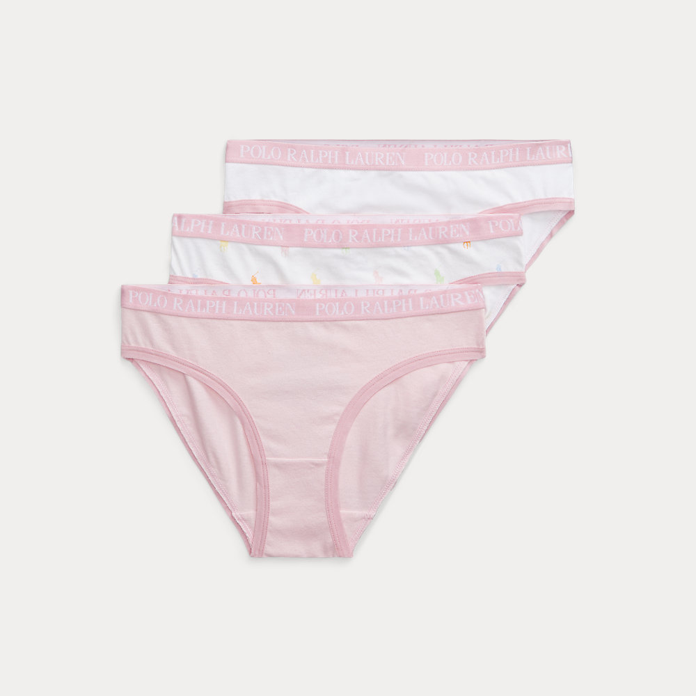 3er-Pack Bikini mit Polo Pony von Ralph Lauren