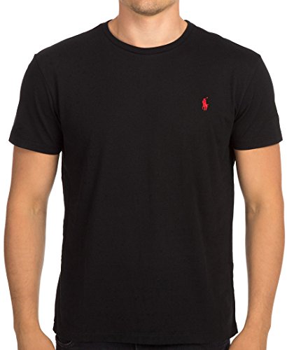 Polo Ralph Lauren Herren-T-Shirt mit Rundhalsausschnitt, RLT.124.XXL, Schwarz, RLT.124.XXL XXL von Ralph Lauren