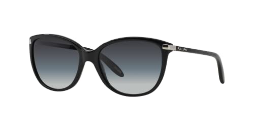 Ralph Damen RA 5160 Essential Ralph Logo Cateye Sonnenbrille, 501/11, Black, Gray Grad von Ralph Lauren