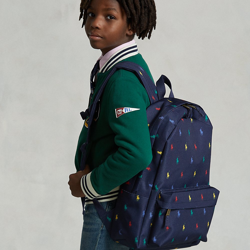 Rucksack mit Polo Pony von Ralph Lauren