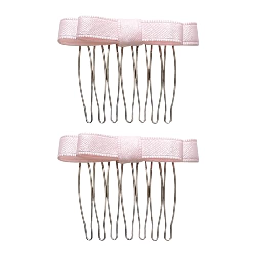 Ranuw Süße Haarschleifen Band Schleife Haarkamm Haarnadel Für Mädchen Seitlicher Französische Haarspangen Seitennadel Elegantes Haar Styling Werkzeug Schleife Haarkamm Für Mädchen von Ranuw