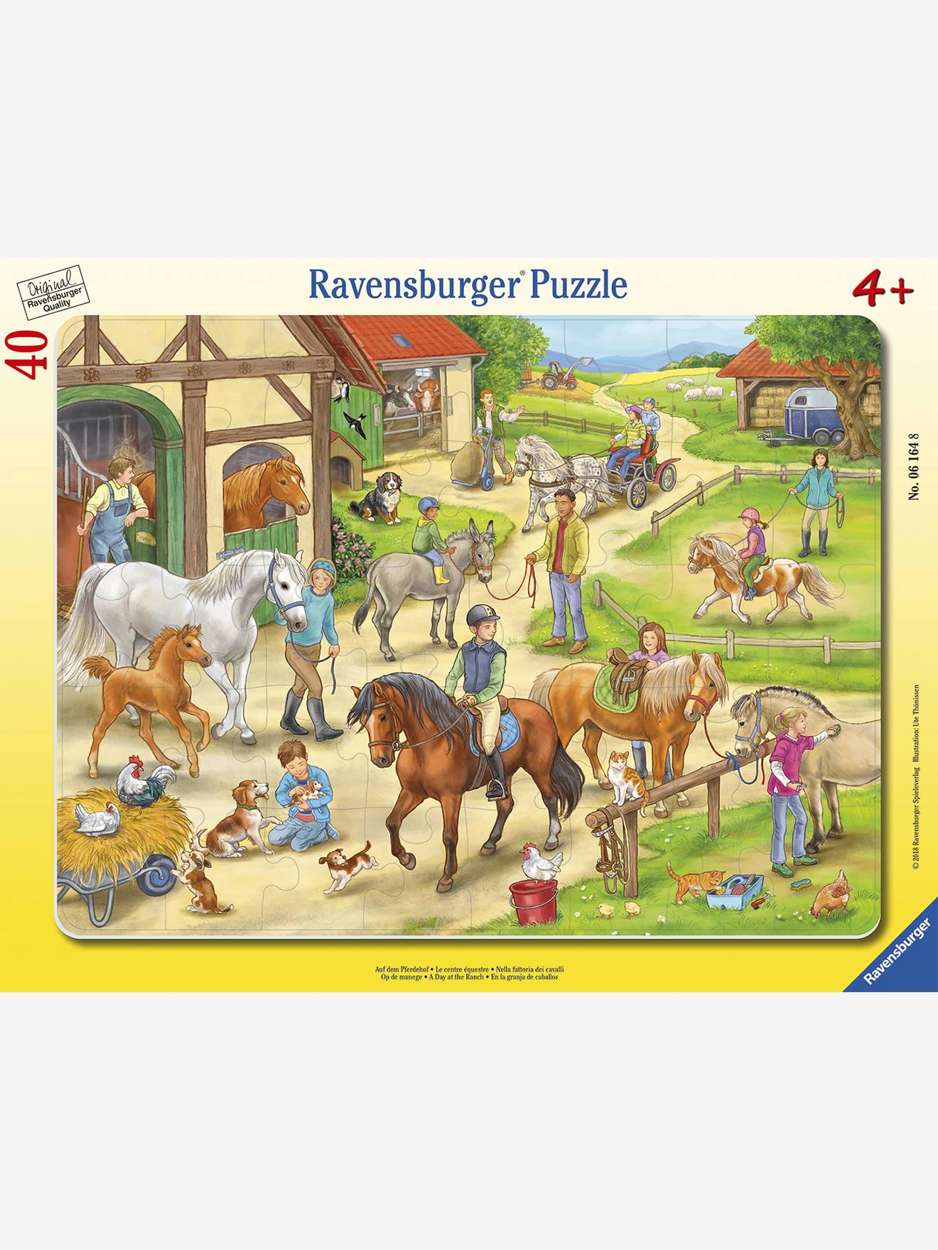 Kinder Rahmenpuzzle Auf dem Pferdehof Ravensburger Kinder Rahmenpuzzle Auf dem Pferdehof Ravensburger von Ravensburger