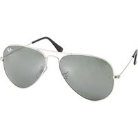 Ray Ban Herren Sonnenbrille silber Metall von Ray Ban