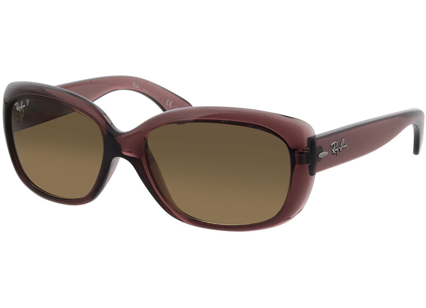 Ray-Ban Jackie Ohh RB4101 6593M2 58-17 Sonnenbrille mit Sehstärke erhältlich, Damen, Vollrand, Rechteckig von Ray-Ban