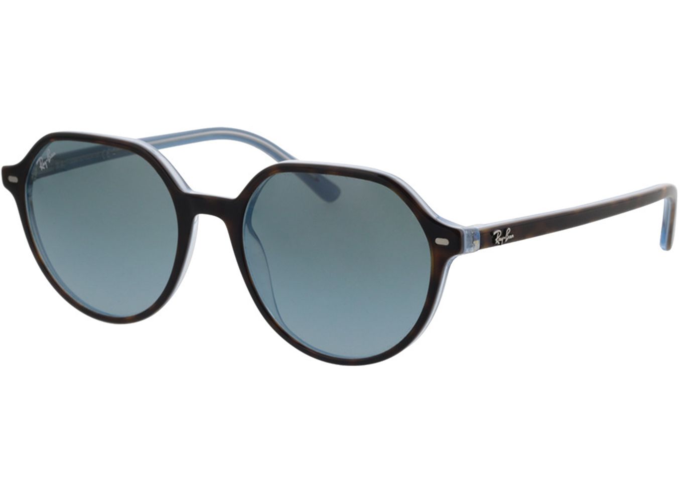 Ray-Ban RB2195 13163M 53-18 Sonnenbrille mit Sehstärke erhältlich, Damen/Herren, Vollrand, panto von Ray-Ban