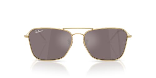 Ray-Ban RBR0102S Caravan Reverse Square Sonnenbrille, Gold/Polarisiertes Rosa, 61 mm Ray-Ban RBR0102S Caravan Reverse Square Sonnenbrille, Gold/Polarisiertes Rosa, 61 mm von Ray-Ban