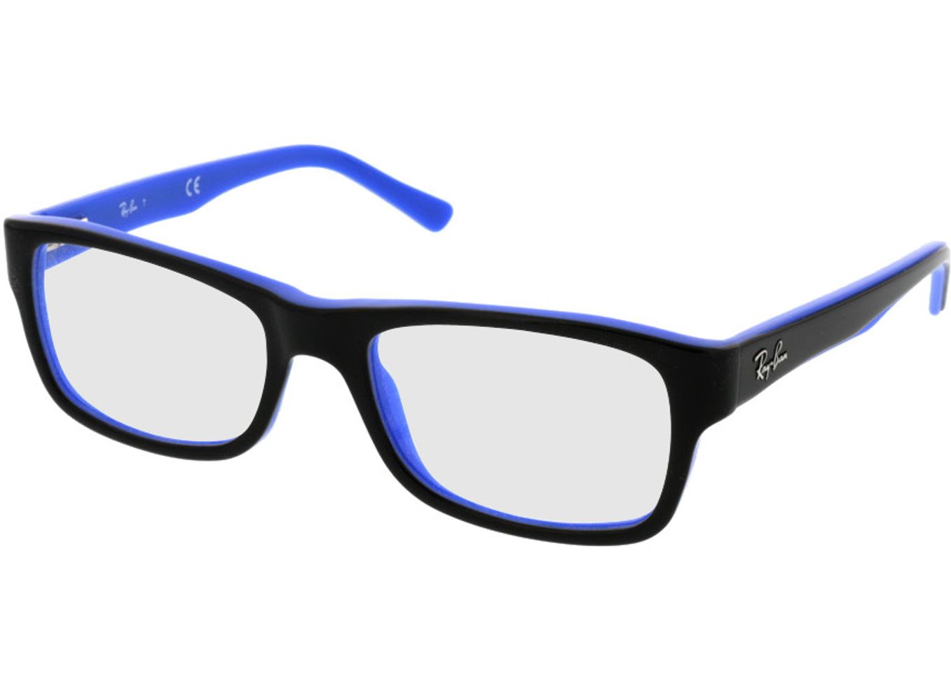 Ray-Ban RX5268 5179 52-17 Brillengestell inkl. Gläser, Damen/Herren, Vollrand, Rechteckig von Ray-Ban