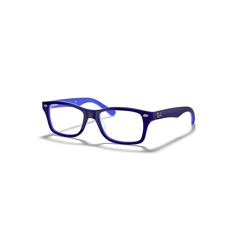 Ray-Ban Rb1531 Optics Kids  Blau Fassung Klar Glas Polarisiert 46-16 von Ray-Ban