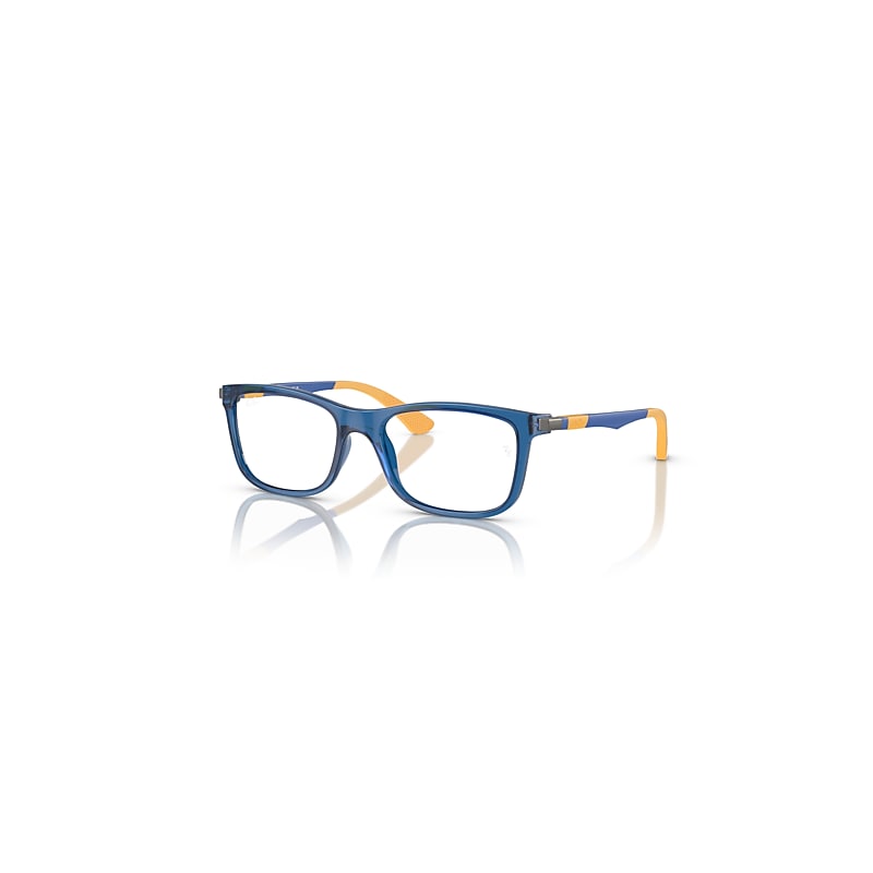 Ray-Ban Rb1549 Optics Kids  Sand Blau Fassung Klar Glas Polarisiert 46-16 von Ray-Ban