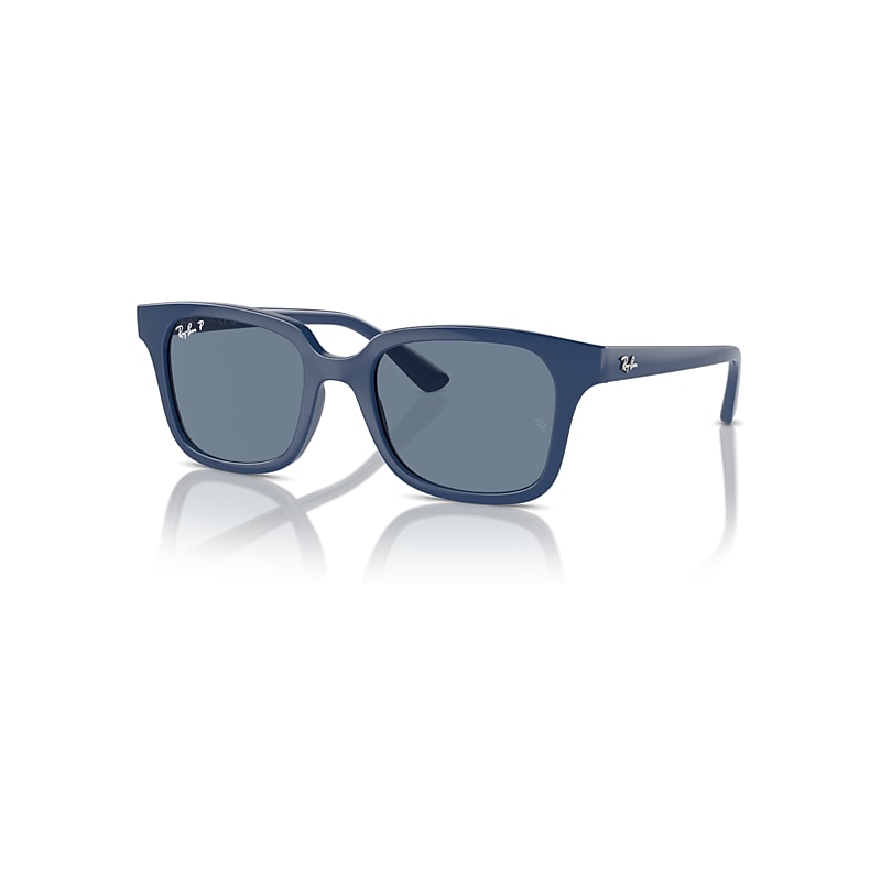 Ray-Ban Rb9071s Kids Sonnenbrillen Blau Fassung Blue Glas Polarisiert 48-18 von Ray-Ban