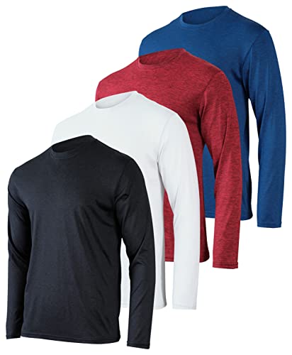 Real Essentials Herren Long Sleeve T-Shirt, Set C, XL von Real Essentials