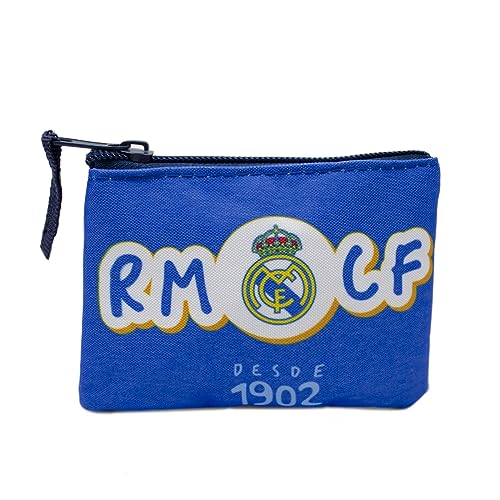 Real Madrid Geldbörse RMCF von1902 Schild offizielles Produkt 12x10cm…, blau, geldbörsen von Real Madrid