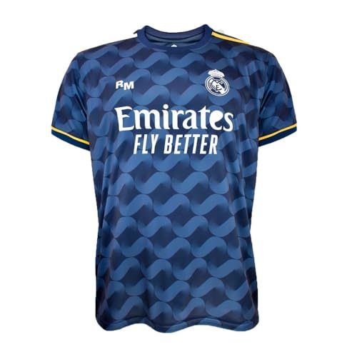 Real Madrid Zweites Trikot der Saison 2023-2024 - Offizielle Replik mit offizieller Lizenz - Erwachsene, blau, S von Real Madrid