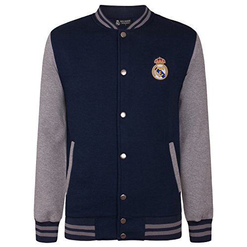 Real Madrid - Jungen College-Jacke im Retro-Design - Offizielles Merchandise - Geschenk für Fußballfans - 8 Jahre von Real Madrid