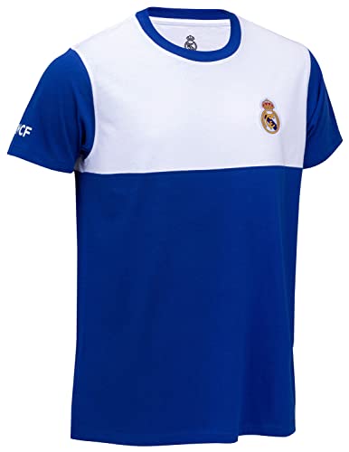 Real Madrid Real T-Shirt, offizielle Kollektion für Herren, blau, M von Real Madrid