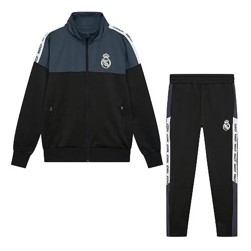 Real Madrid trainingsanzug 23/24 Erwachsene - Schwarz/Black - Größe XX-Large (XXL) - Saison 23/24 - Offizieles product - Jacke und Hose für Fussball Training von Real Madrid