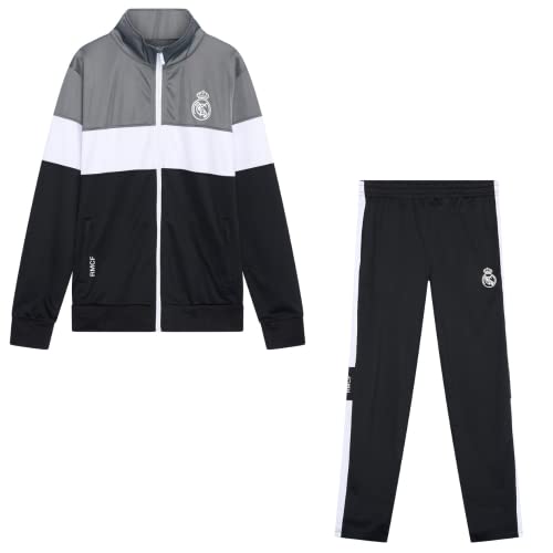 Rogers Unisex Baby Polyester Nr. 2 Inf. Trainingsanzug, Schwarz Comb, 10 años von Real Madrid