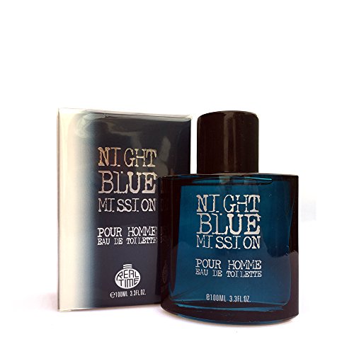 Eau de toilette Homme 100 ml Night Blue Mission -Real Time von Real Time