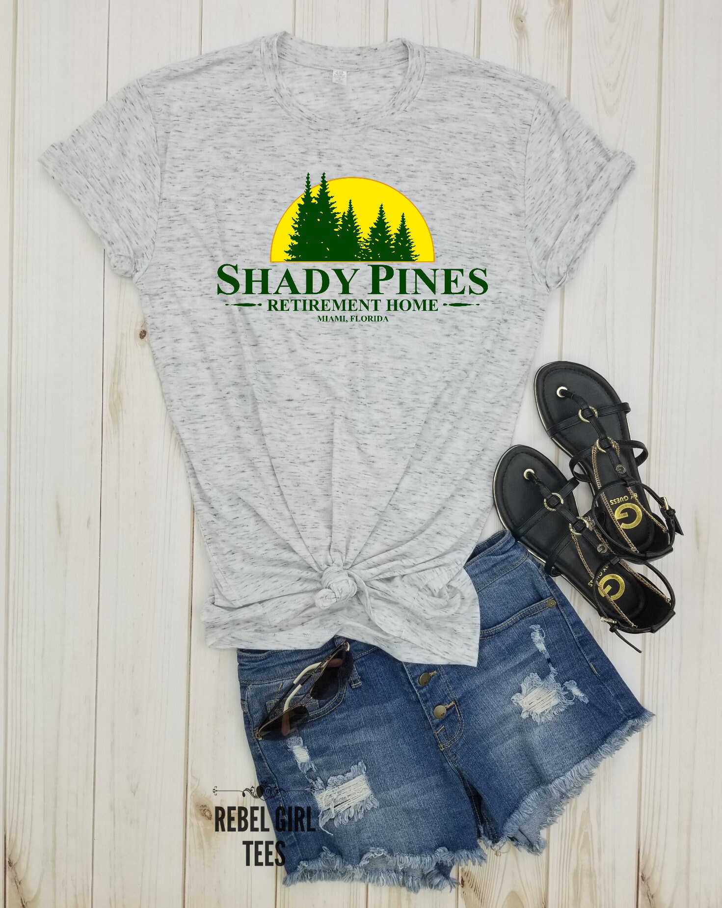 Shady Pines Retirement Home - Stay Golden Shirt, Pines, Picture It Sizilien 1922, Squad, The Girls, 80Er Sitcom Shirt von RebelGirlTees