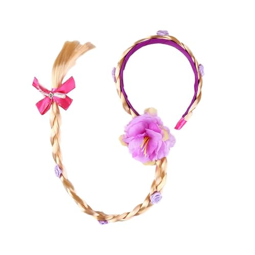 Zöpfe Stirnband Für Rollenspiel Spiel Mädchen Pretend Spielen Dress Up Hairhoop Haar Zubehör Haar Dekore Für Kinder Haar Dekore von Rebellious