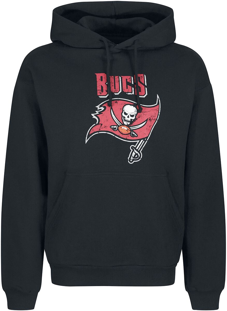 Recovered Clothing Kapuzenpullover - NFL Buccs Logo - M bis XXL - für Männer - Größe L - schwarz von Recovered Clothing