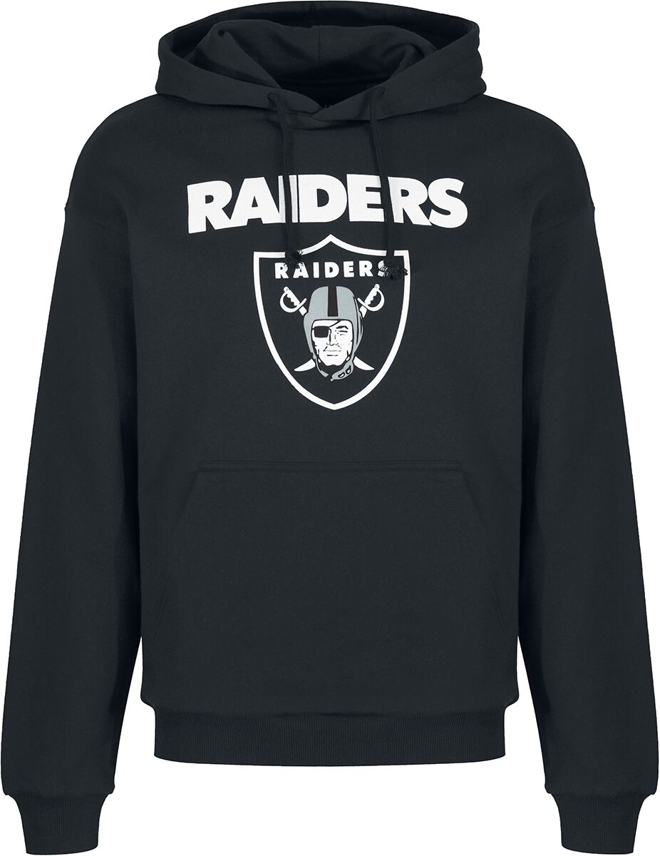 Recovered Clothing Kapuzenpullover - NFL Raiders Logo - M - für Männer - Größe M - schwarz von Recovered Clothing