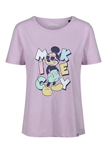 Recovered Disney Lady Mickey Mouse Sunglasses Lady Shirt Violett L von Recovered