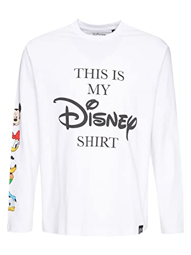 Recovered Disney This is My Relaxed L/S White T-Shirt by M von Recovered