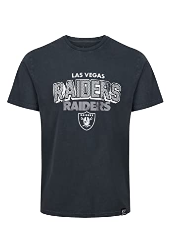 Recovered Las Vegas Raiders Black NFL Galore Washed T-Shirt - XL von Recovered