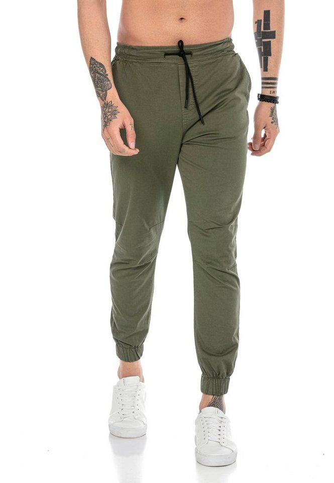 RedBridge Jogginghose Red Bridge Herren Jogginghose Khaki L vielseitig kombinierbar von RedBridge