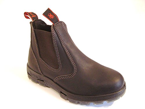 RedbacK USBOK Safety Work Boots aus Australien - mit Stahlkappe - Unisex | Claret Brown | UK 5.5 / EU 38.5 von Redback