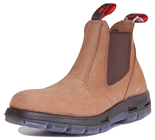 RedbacK UBCH Chelsea Boots Nubuck Crazy Horse aus Australien - 38 (UK 5) - braun von Redback