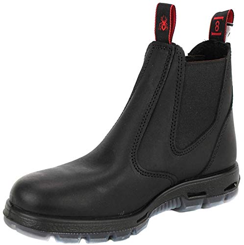 Redback USBBK Safety Work Boots aus Australien - mit Stahlkappe - Unisex - Black / Schwarz von Redback