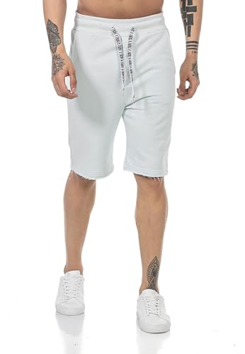 Herren Shorts Kurze Hose Sweatpants Jogger Jogginghose Sporthose Mint M von Redbridge