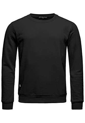 Red Bridge Herren Crewneck Sweatshirt Pullover Premium Basic,Schwarz-ii,XL von Redbridge