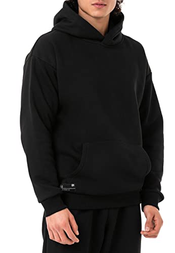 Red Bridge Herren Kapuzenpullover Basic Premium Hoodie Schwarz L von Redbridge