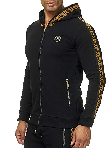 Red Bridge Herren Sweatjacke Kapuzenpullover Reißverschluss R-Logo Schwarz M von Redbridge