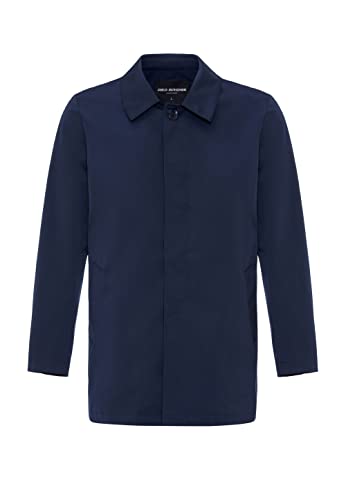 Redbridge Eleganter Herren Kurzmantel mit Kentkragen – Klassischer Look, verdeckte Knopfleiste Navy Blau S Redbridge Eleganter Herren Kurzmantel mit Kentkragen – Klassischer Look, verdeckte Knopfleiste Navy Blau S von Redbridge