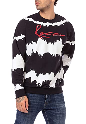 Redbridge Sweatshirt Rundhals Pullover Black and White Schwarz XXL von Redbridge