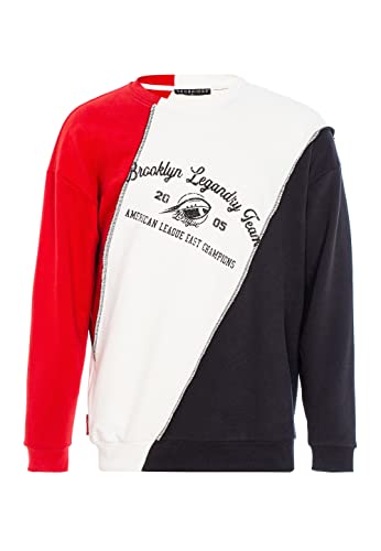 Redbridge Sweatshirt Rundhals Pullover mit stylischer Naht Gr XXL von Redbridge